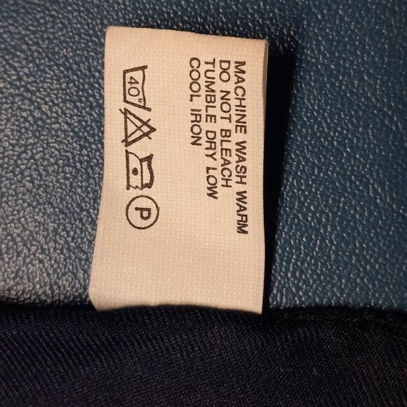 Totes Blue and White Abstract Scarf - Picture 3 of 7